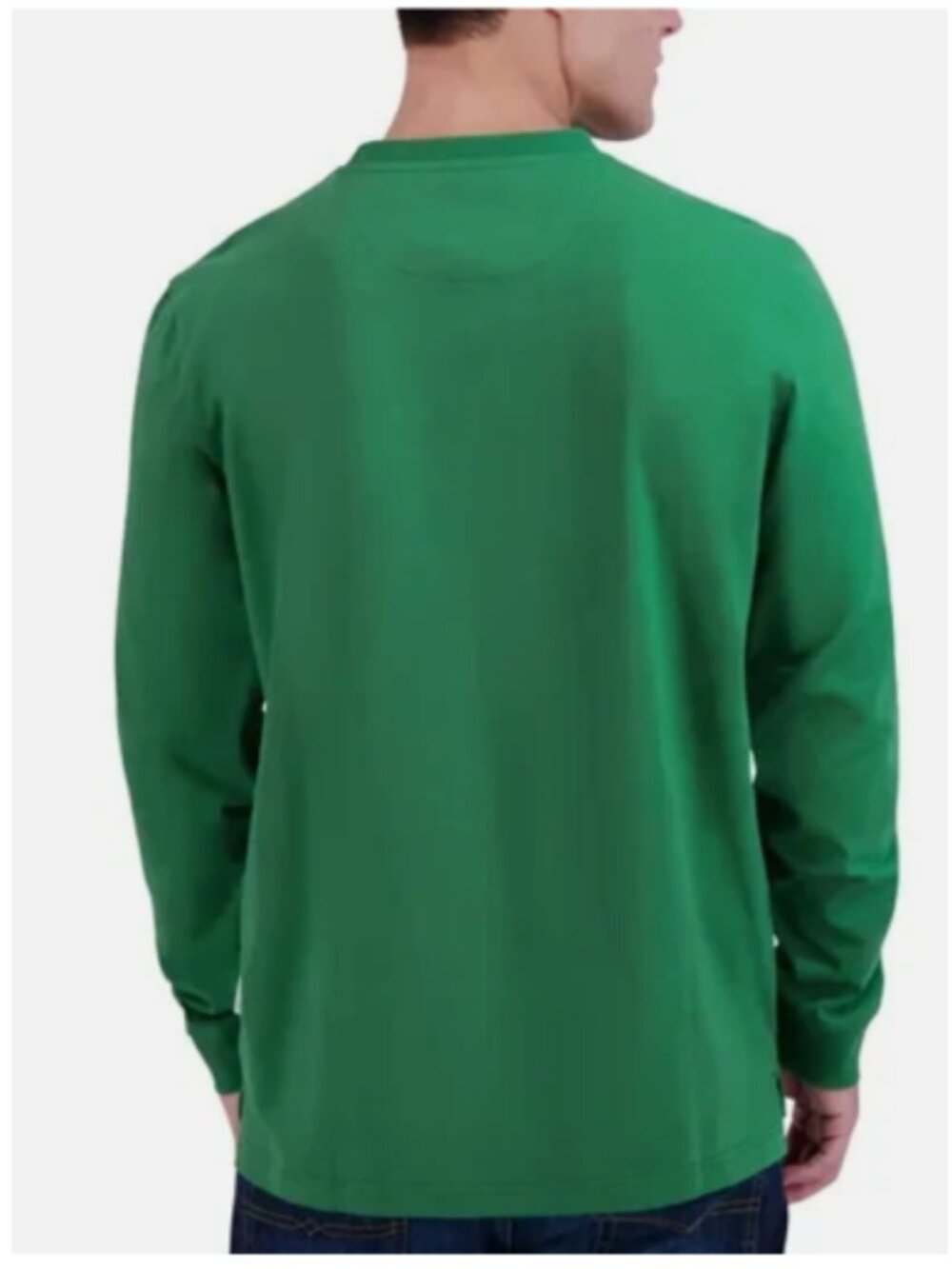 NWT John Deere Men's Green Long-Sleeve Logo Tee - Picture 2 of 6
